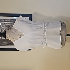 Calvin Klein sz MP white blouse